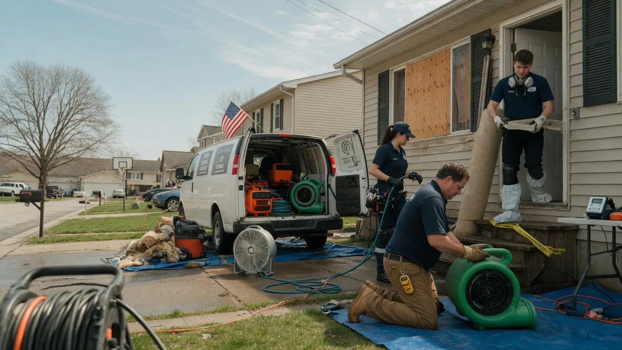 Water Damage Restoration in Hilltown, PA near me